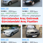 gürcistandan araba almak