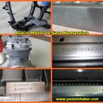 Aracın Motor ve Şase Numaraları